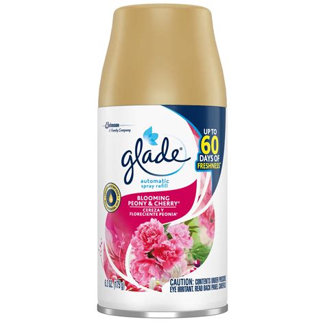 Glade Automatic Spray Refill 1 CT, Blooming Peony & Cherry, 6.2 OZ ...