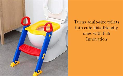 Buy FAB Innovations Potty Toilet Seat with Step Stool Ladder, Trainer ...