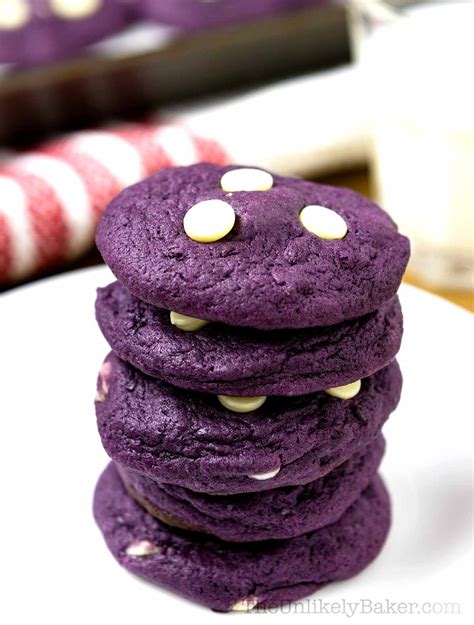 Ube Cookies Recipe - Soft and Chewy - The Unlikely Baker