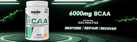 OneLife Bcaa 6000 Mg With Ratio Of 2:1:1 Of Leucine Iso-Leucine Valine ...