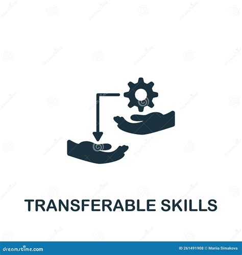 Transferable Skills Icon. Monochrome Simple Project Management Icon for Templates, Web Design ...