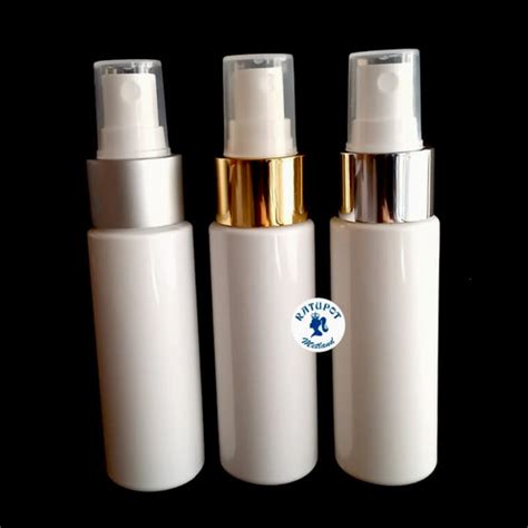 Jual Botol 50 ml plastik putih ZIO spray silvermatte/goldglosy ...