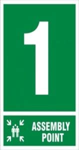 RLDigitalUnits 1 Assembly Point Sign Emergency Sign Price in India ...