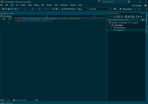 Image result for Open C Project in Visual Studio 2019