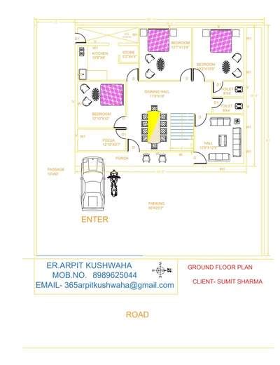 Plans Designs by Civil Engineer Er Enayat, Bhopal | Kolo