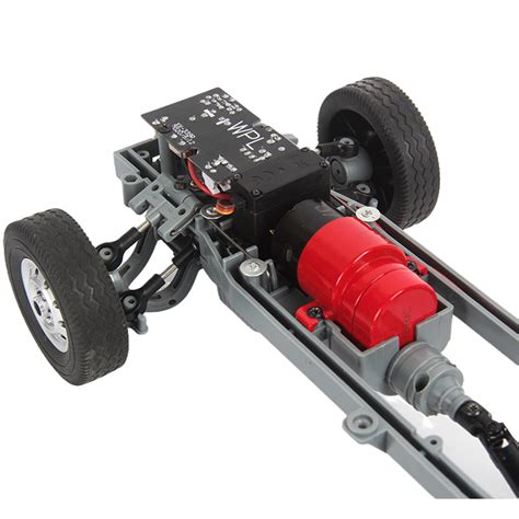 Buy Full Metal Gearbox w/ 370 Brush Motor Upgrade Kits for WPL D12 RC ...