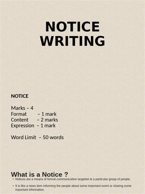 Notice Writing Format Class 11 的图像结果