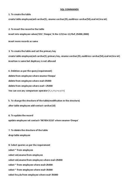 SQL Class 10 Tutorials 的图像结果