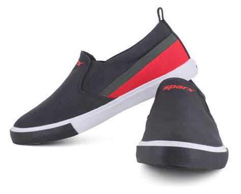 Shop Black Red Casual Shoes for Men SM 789 Online at Best Price