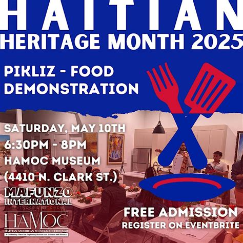 Haitian Heritage Month Food Demo at The Haitian American Museum of ...