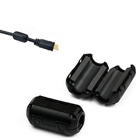 HRtronics® Anti-Interference Ferrite Core Clip-On Noise Filter | EMI ...
