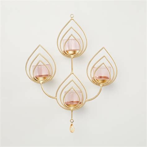 Buy Corsica Kamal Metal Wall Hanging Multi T-Light Holders from Corsica ...