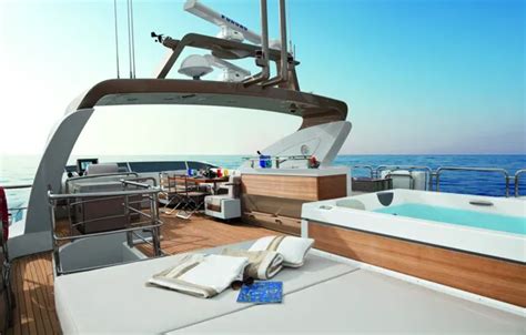 Wallpaper design, style, table, interior, yacht, Jacuzzi, deck, Suite ...