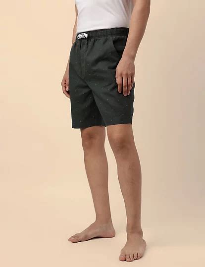 Cotton Mix Printed Regular Fit Shorts