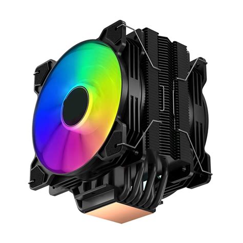 CPU Cooler 6 Heat Pipes ARGB 120mm PWM 4 Pin Silent PC CPU Cooling Fan ...