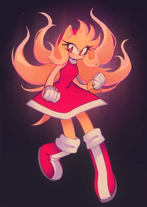 amy rose and super amy rose (sonic) drawn by minxinq | Danbooru