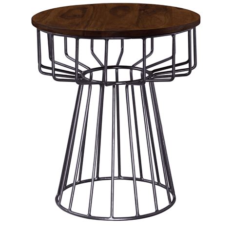 Buy Solid Wood Indiana Vike Lamp Table Online | New Launch TV Units ...