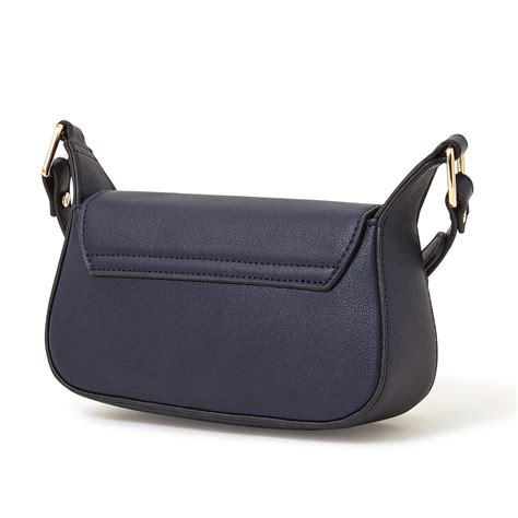 Buy Small Navy Saddle Sling Bag Online