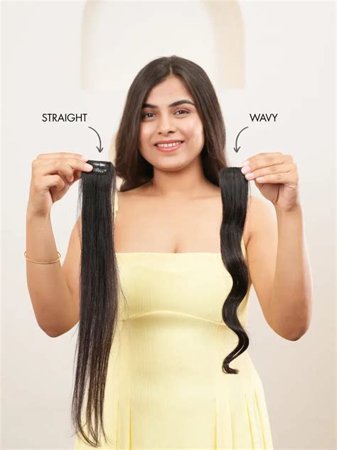 Invisible Cover-up Patch Wavy - 100% Human Hair Extensions