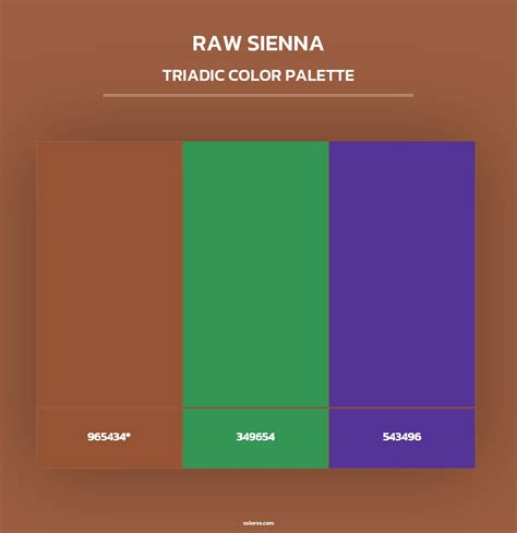 Raw Sienna color palettes - colorxs.com