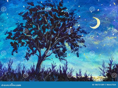 Painting, Sun And Moon. Beautiful Patterns. Bright Colors. Stock Photography | CartoonDealer.com ...