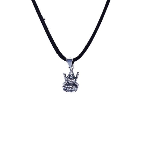 Taraash 925 Sterling Silver Saraswati Pendant Set For Kids