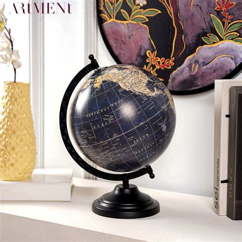 Minimal Nautical Navigator Blue Globe – The Artment