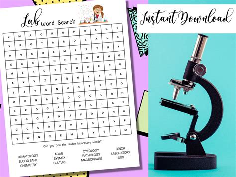 Image result for Lab Week Printable Puzzles