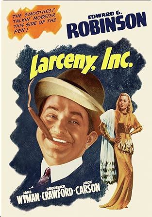 Larceny, Inc.: Amazon.in: Edward G. Robinson, Jane Wyman, Broderick ...