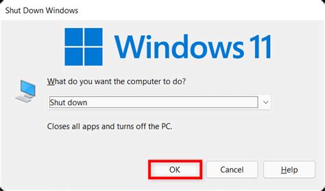 Image result for Windows 11 Shut Down Button