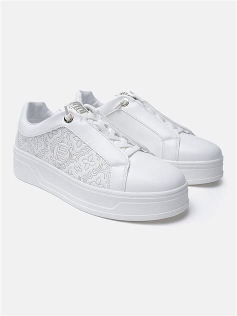 BAGATT White Mid Top Sneakers