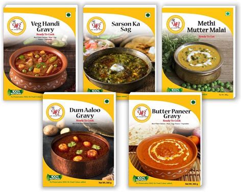 m3 foods north indian veg pack combo 1500 g Price in India - Buy m3 ...