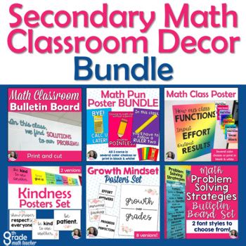 Image result for Middle School Math Classroom Decor