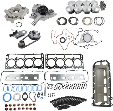 Buy Pistons Head Gasket Valve Cover Water Pump Chain Kit Oil Pump ...