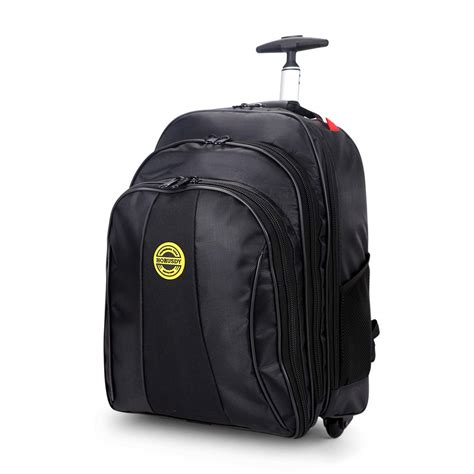 Horusdy Tool Backpack Bag Rugged Rolling Backpack On Wheels Power ...