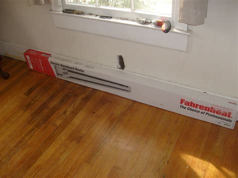 Image result for Installing Baseboard Heating