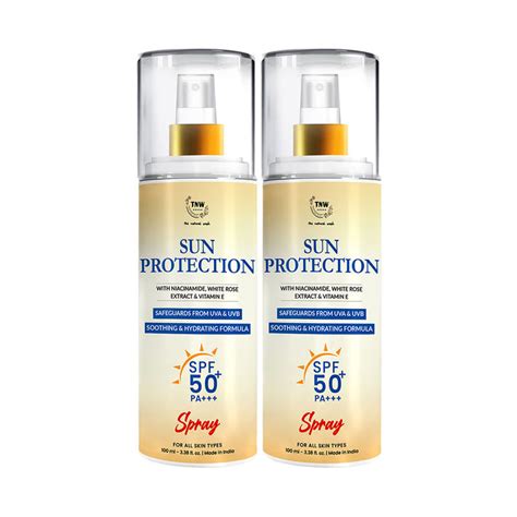 Buy TNW The Natural Wash Sun Protection Sunscreen SPF 50+ PA+++ Spray ...