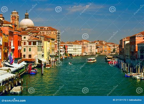 Grand Canal in Venice, Italy Editorial Photography - Image of buildings ...