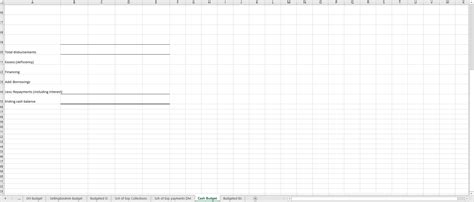 Image result for Master Budget Example Excel