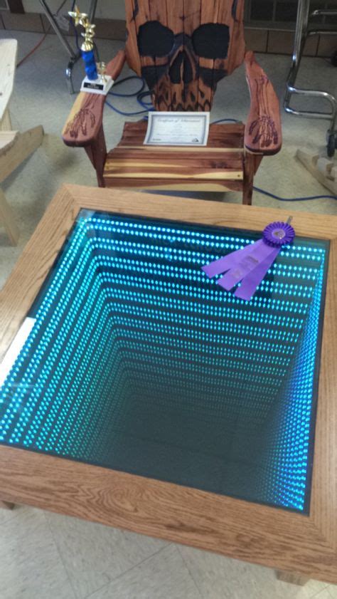 Image result for Infinity Mirror Table DIY