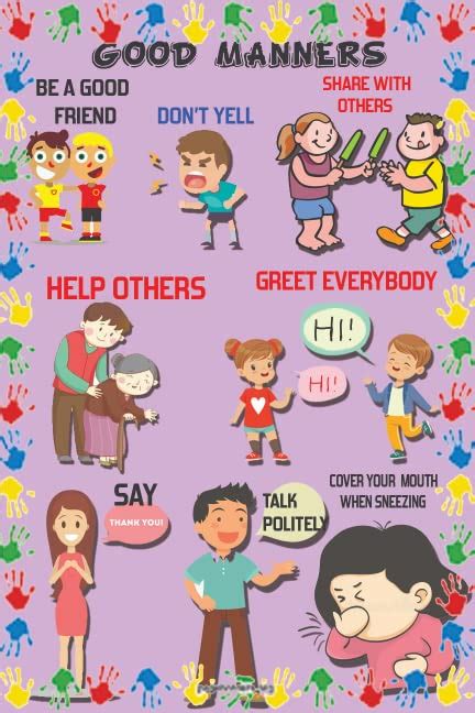 Relesh Infomedia Kids Education Poster On Good Manners|Kids Early ...