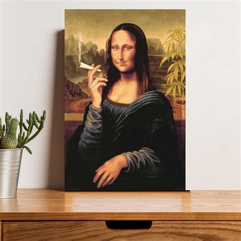 wallpics® Mona Lisa Painting Leonardo da Vinci Vinyl Sticker Poster for ...