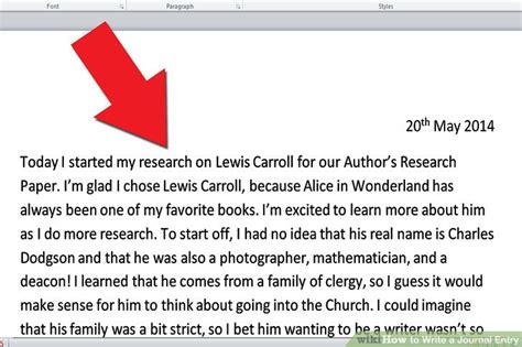 Image result for Journal Writing Format