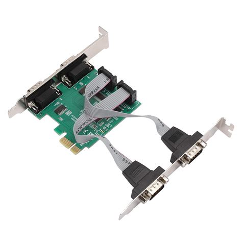 Expansion Card, 4-Port RS232 PCIE Expansion Card Supports PCIE 4X / 8X ...