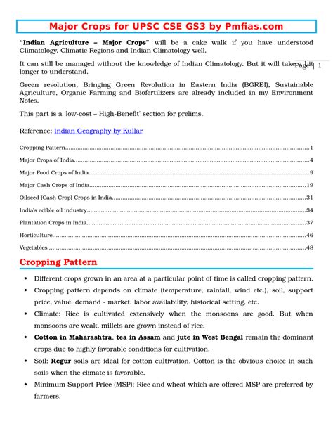 Major Crops-DOC-Sample fsdgsg efsdfsdf dgsgdgfsef gsd - Major Crops for ...