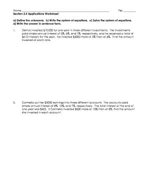 Fillable Online 3x3 Systems Application Worksheet - jpiichspapalgebraii ...