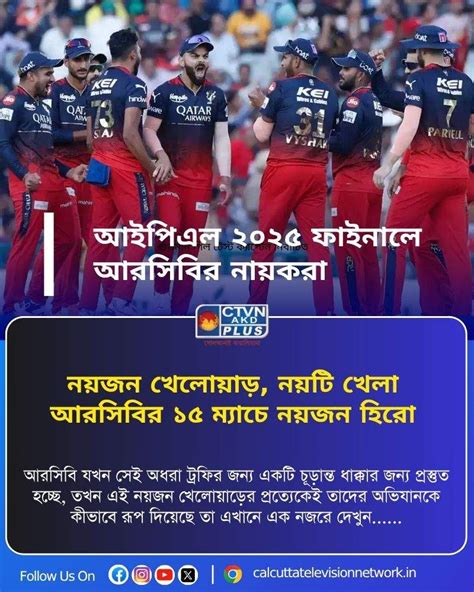 নয়জন খেলোয়াড়, নয়টি খেলা - আইপিএল ২০২৫ ফাইনালে আরসিবির দৌড়ের ...