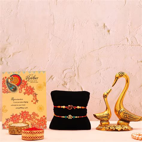 Buy ARCHIES Rakhi For Brother Special Rakshabandhan Set of 2 Auspicious ...