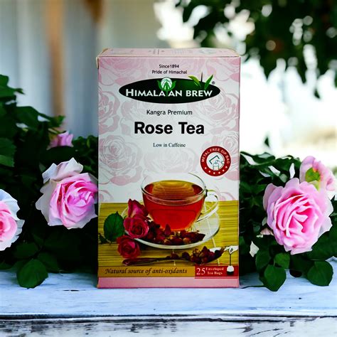 Himalayan Brew Premium Handmade Bulgarian Rose Tea (Tea Bags)