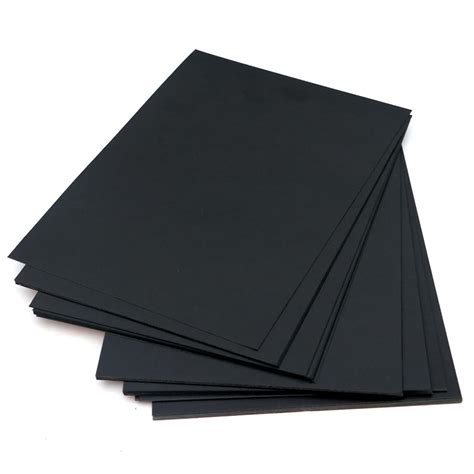 Firstnock 300 GSM Black Paper A4 20 Sheets | Thick Black Paper Craft ...